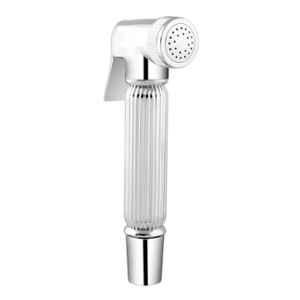 Somany Unique Nylon & Brass Chrome Wall Mounted Health Faucet with 1m SS Tube & Wall Hook, 272150680041