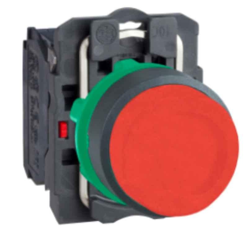 Schneider Harmony 600V 1-NC Plastic Red Projecting Push Button, XB5AL42