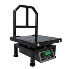 Monet 14x14 inch 150kg Mild Steel Platform Weighing Scale with Dual Display & 2 Days Battery Backup