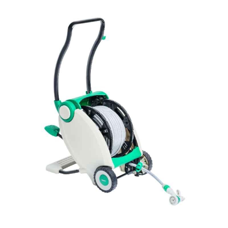 Buy Geepas GWH59058 40m 1/2 inch Automatic Retracing Moveable Water Hose  ReelOnline At Price AED 555