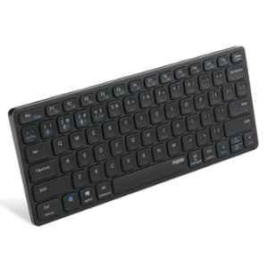 Rapoo Dark Grey Bluetooth Rechargeable Type-C USB Wireless Keyboard, E9050G