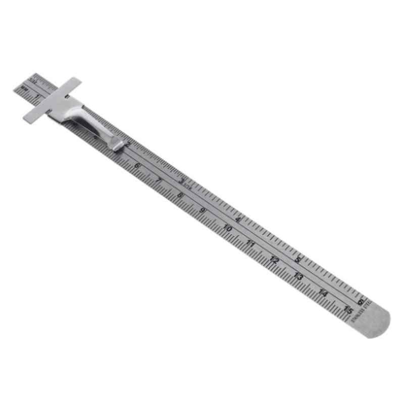 Groz SR/P/6 150mm Stainless Steel Stainless Steel Pocket Ruler, 01337