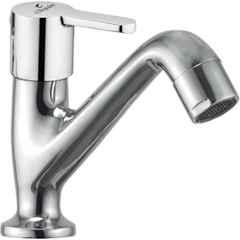 Cliquin Desire Fusion Brass Chrome Silver Deck Mounted Pillar Cock Faucet