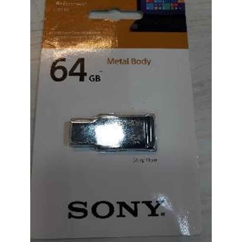 Sony 64Gb Metal Pendrive 2 Years Warranty Pen Drive