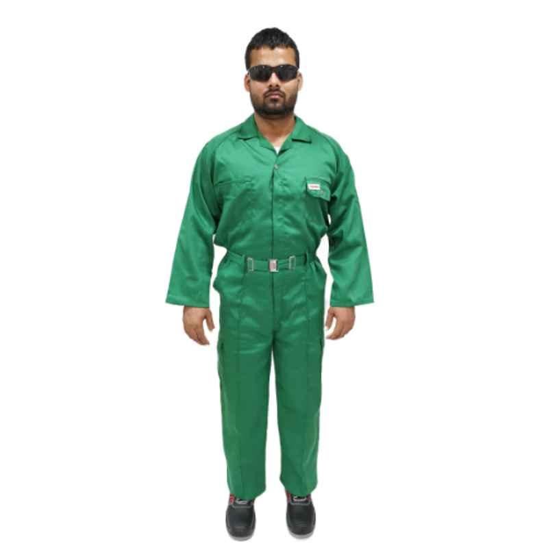 Taha Poplin Green Coverall Size: XL