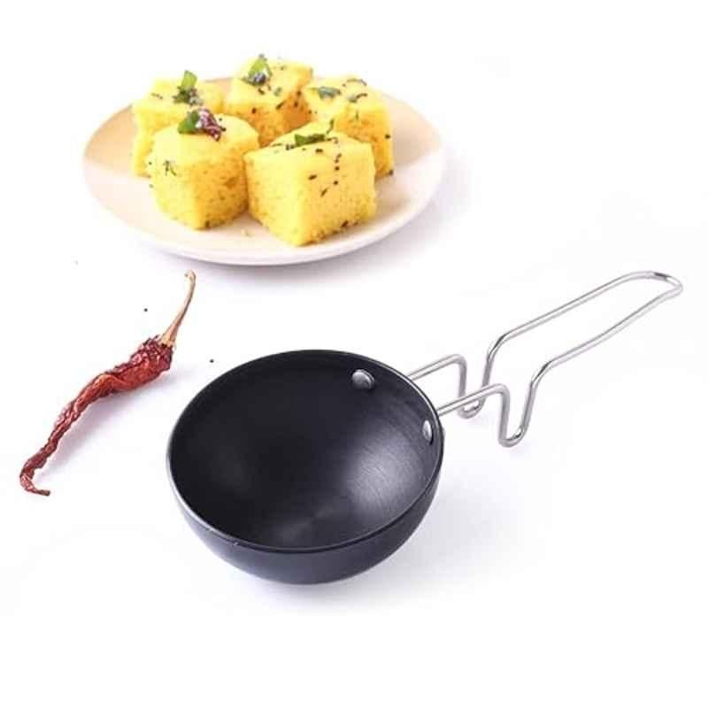 Wonderchef 11cm 0.25 Litre Aluminium Hard Anodized Tadka Pan with 5 Years Warranty, 63154826