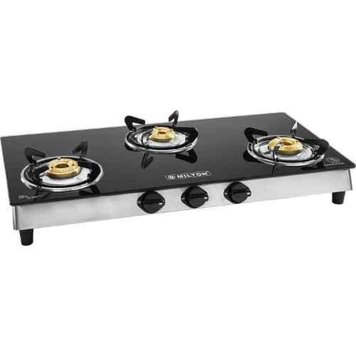 gas stove 3 burner glass top best price