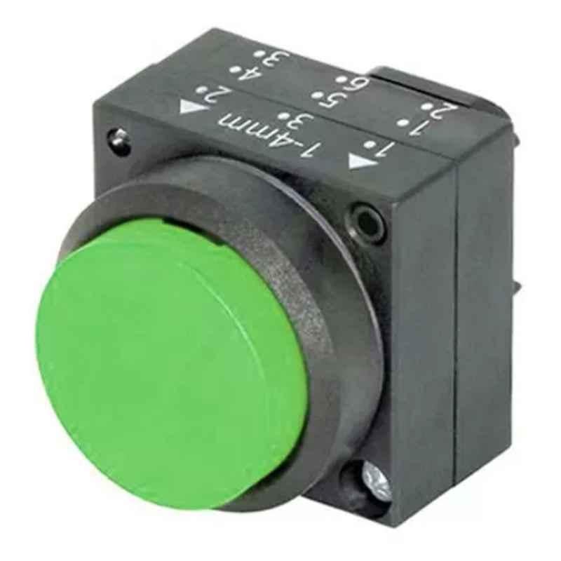 Buy Siemens 22mm Green Normal Opaque Round Actuator Push Button with  Holder, 3SB5000-0AE01 Online At Price ₹95