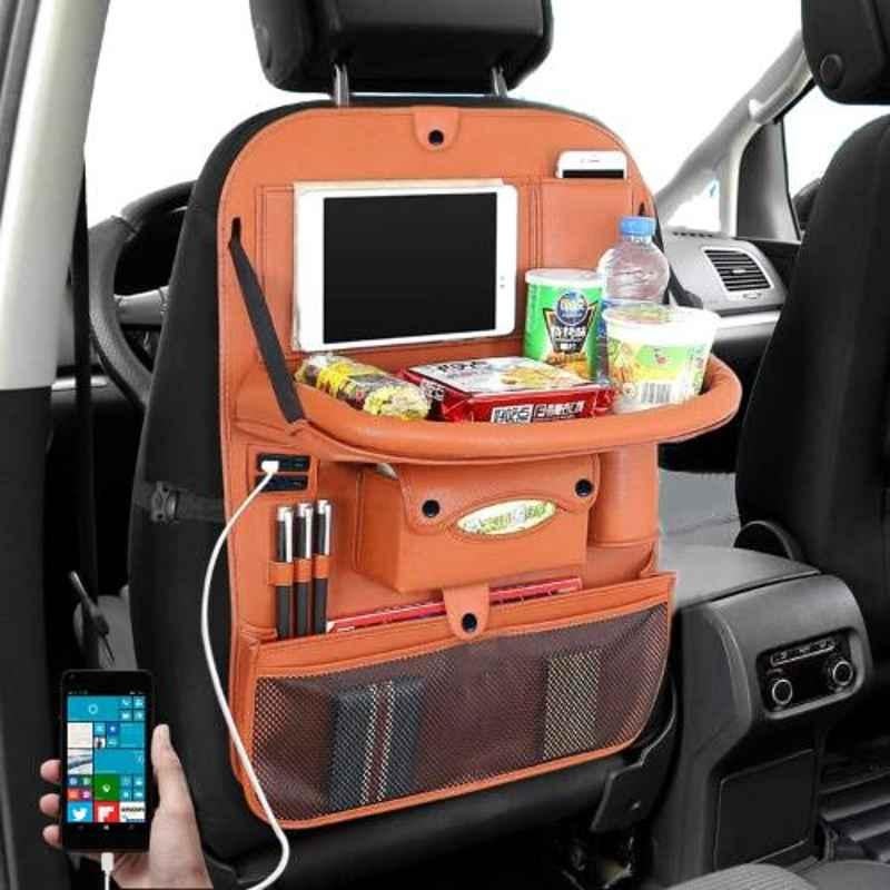 Multi pocket organizer online for car seat back