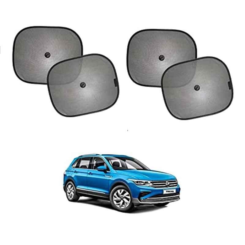 Kozdiko 4 Pcs Black Chipkoo Car Window Sunshade Curtains Set for Volkswagen Tiguan, Curtain_88