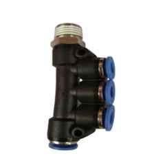 Mercury 6mm 1/2 inch Male Union Manifold, MPKD 06-04 (Pack of 10)
