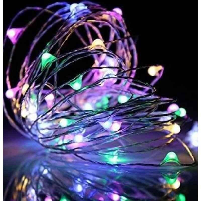 Tucasa 5m Battery Operated Mulitcolour LED Copper Wire String Light, DW-424