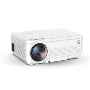 IBS T5 4700lm Portable LED Projector 1080p Resolution 3D Wi-Fi Miracast Mini Home Theatre (White)