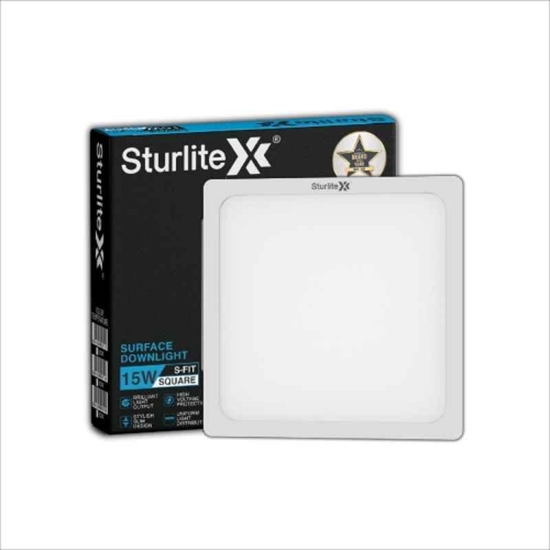 Sturlite S-FIT 15W 1200lm Cool White Square LED Surface Light