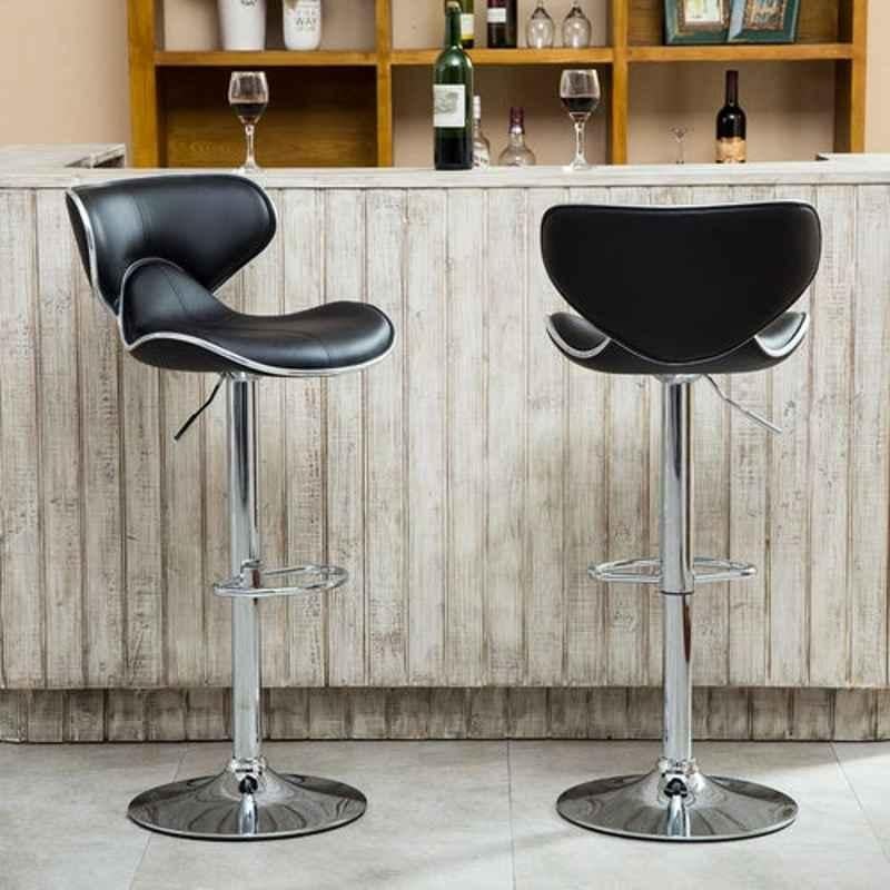 MBTC Horse Black Cafeteria Bar Stool Chair