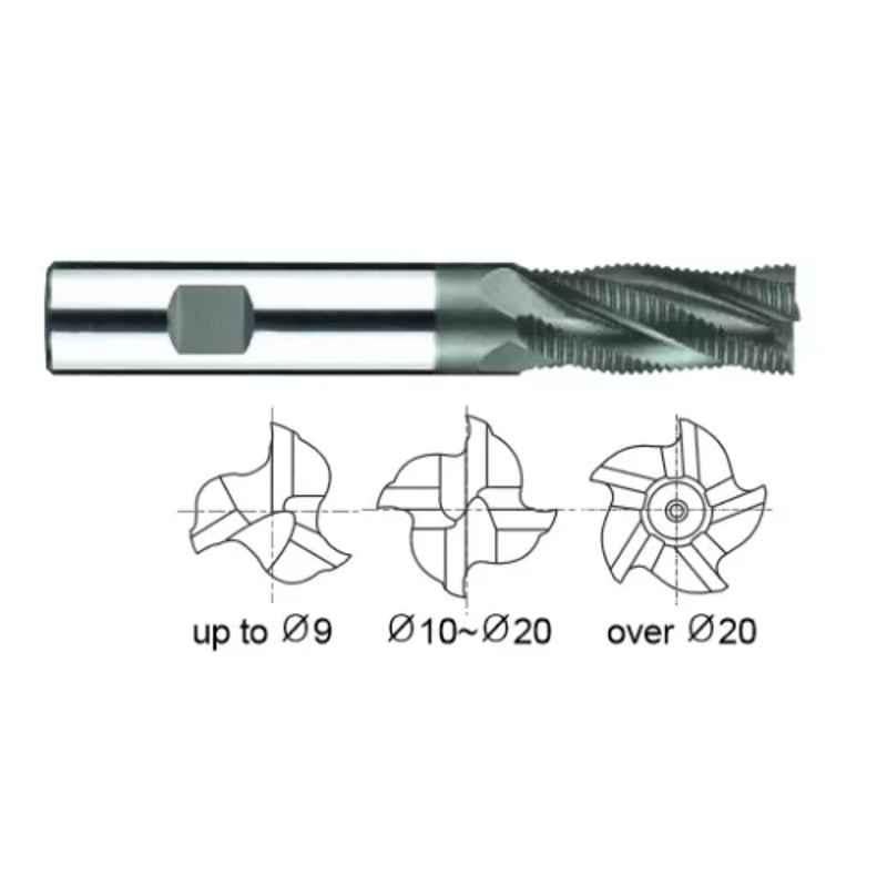 YG-1 10mm HSSCO8 3 Flutes End Mill, GB753090, Overall Length: 69 mm
