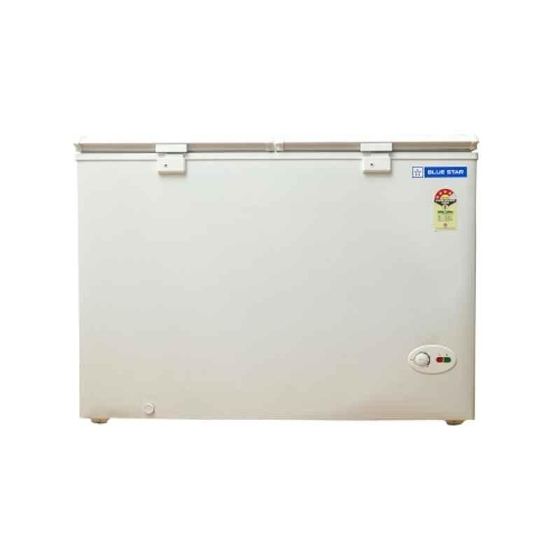 Blue Star 310 Liter 4 Star White Double Door Deep Freezer, HT3-C350