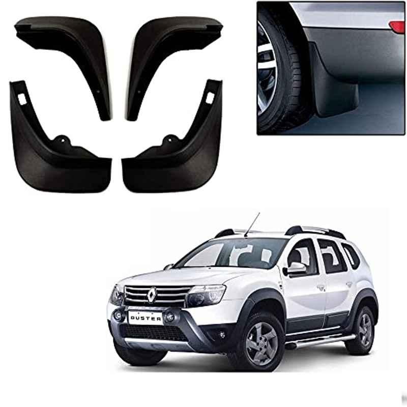 Buy Auto Pearl 4 Pcs Black Cup Type Mud Flaps Car Splash Guard Set for  Renault Duster Online At Price ₹534
