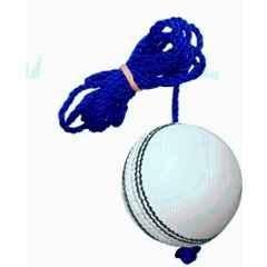 HOC Sports White Club Practice Hanging Cricket Ball