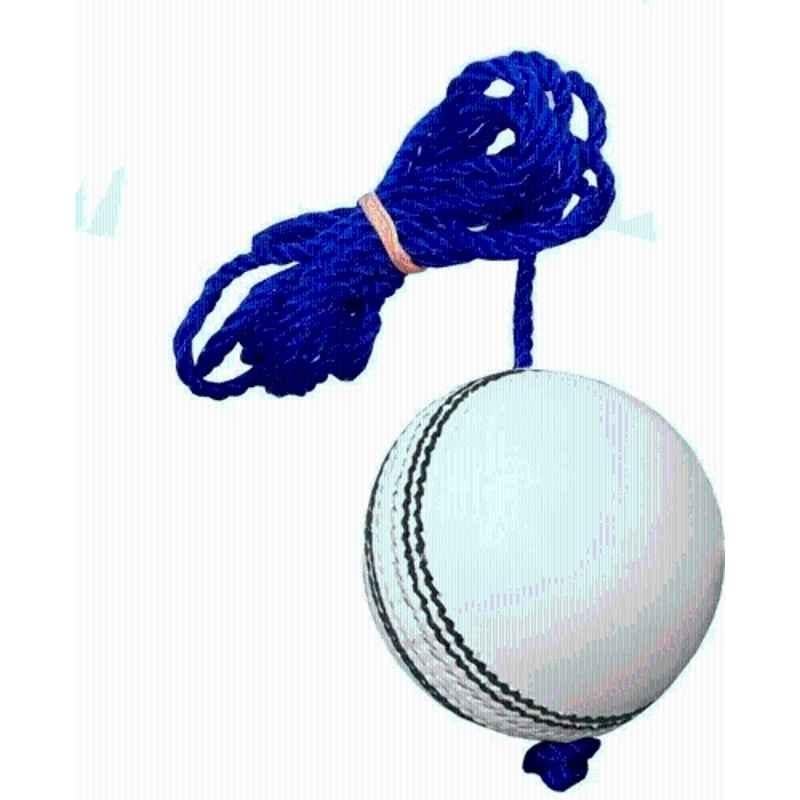 HOC Sports White Club Practice Hanging Cricket Ball