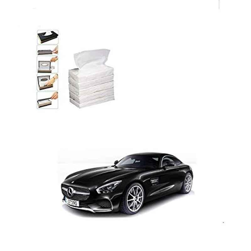 Kozdiko 100 Pulls Dispenser Box Refiller Tissue Paper with 200 Sheets for Mercedes Benz AMG GT (Pack of 5)