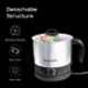 Zunvolt 1.5L 600W Stainless Steel Multipurpose Electric Kettle