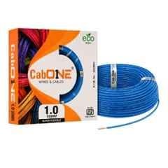 CabONE 1Sqmm Blue FR PVC Multistrand CCA Electrical Wire, CabONE009, Length: 90 m