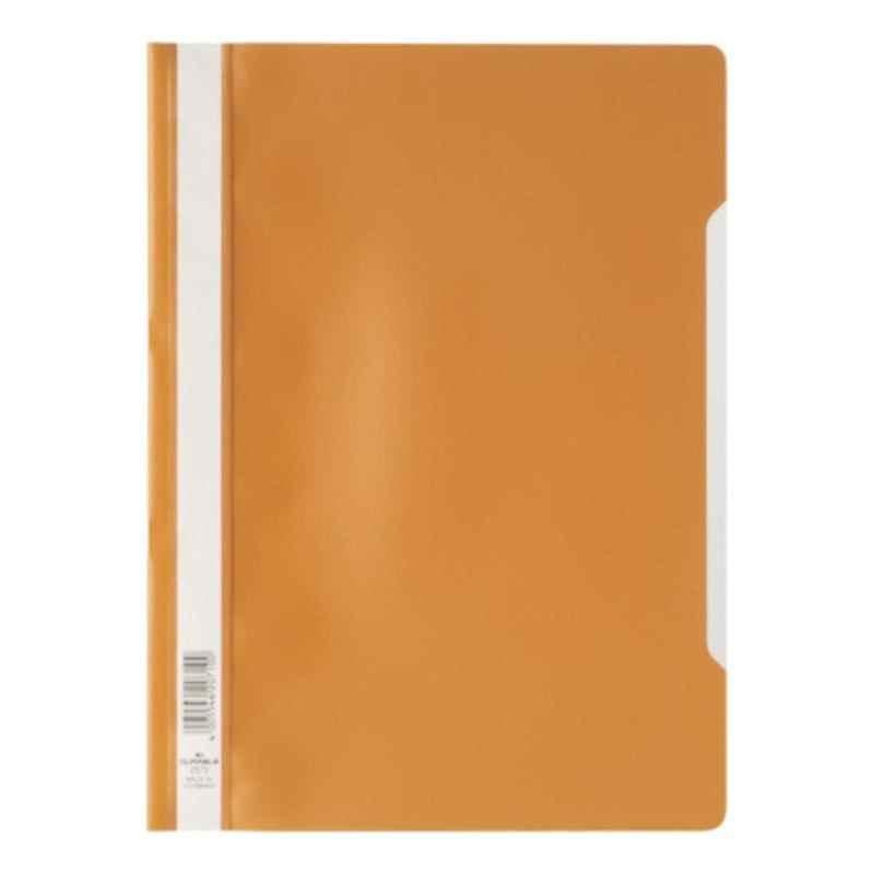 Durable 2573-09 A4 Orange Economy Clear View Folder