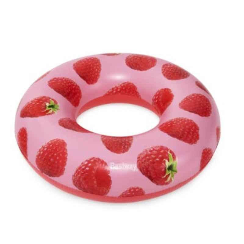Bestway 119cm Scentsation Raspberry Swim Ring