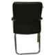 Veeshna Polypack Fabric Black Medium Back Office Visitor Chair, CRH-1051