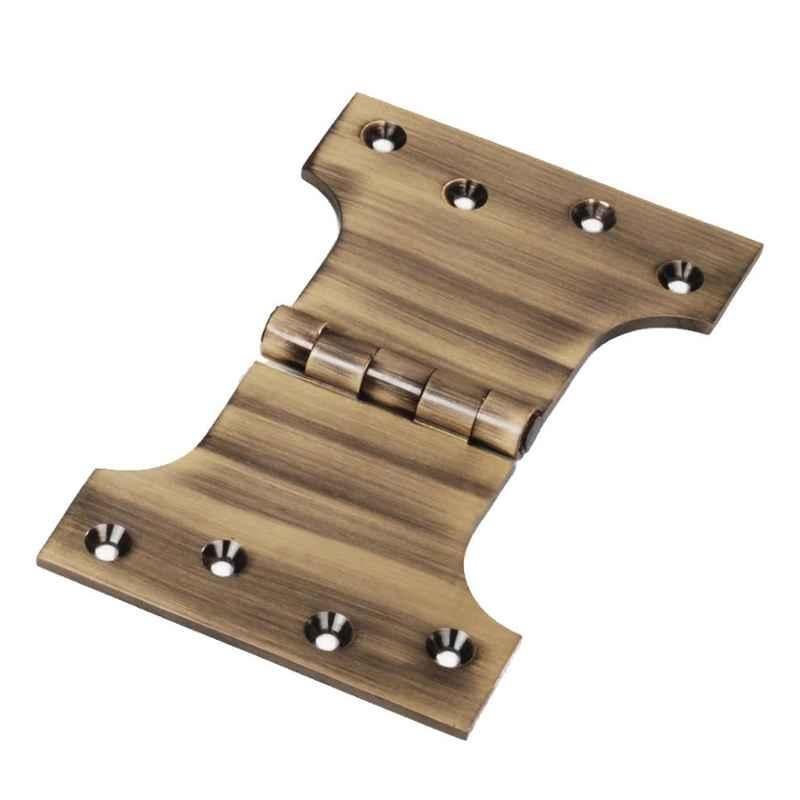 Smart Shophar 5x4x3 inch Brass Antique Parliament Hinge, SHA10HG-PARL-AN5X4X3-P1