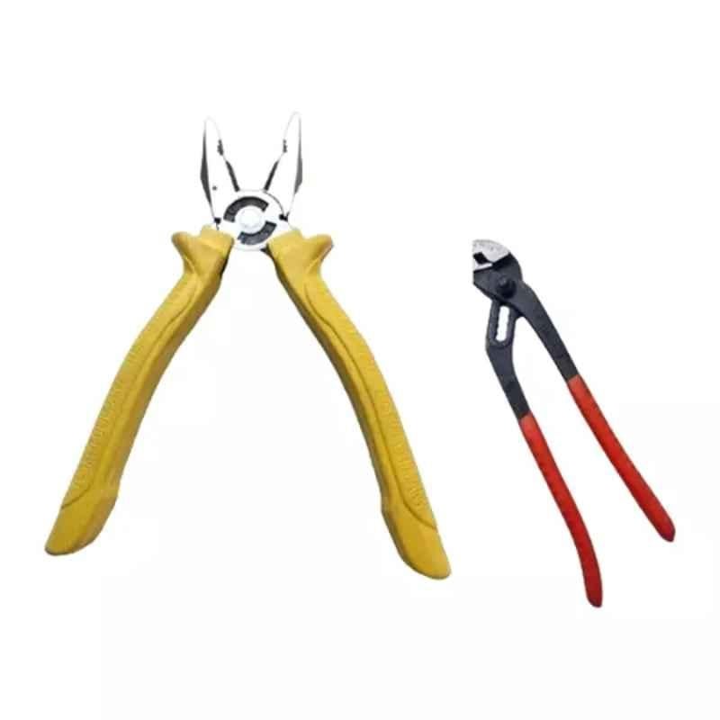 Sky Blue 2 Pcs 7.8 inch Groove Plier Combo, SBE_PLIER_COMBO_MOD_01457