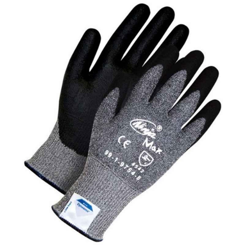 Ninja 99-1-9754 Max Coated Synthetic Cut-Resistant Gloves, Size: Medium