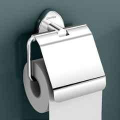 Plantex Stainless Steel Toilet Paper Holder for Bathroom/Tissue Holder for Washroom/Toilet roll Holder for Wall Mounted/Bathroom Accessories Chrome Finish Angel