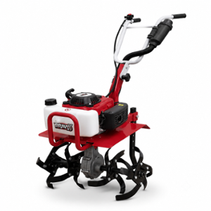 Bravix 3.5HP 63CC 4-Stroke Petrol Mini Tiller with 16 Carbon Steel Blades for Cultivating, Tilling & Weeding