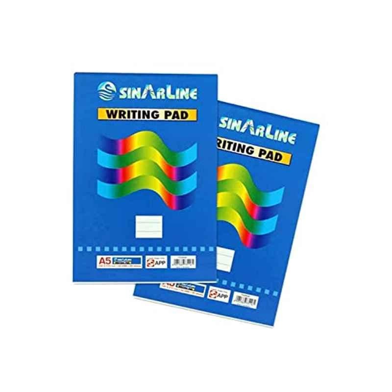 Sinarline A5 80 Sheets Writing Pad, PD06087 (Pack of 3)
