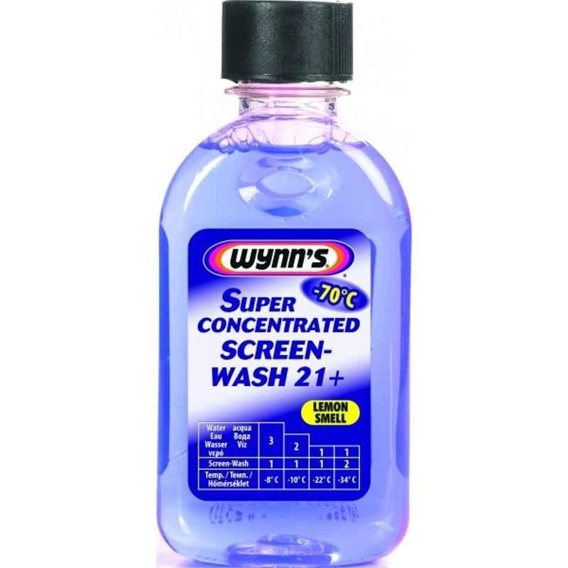 Wynns 250ml Super Concentrated Screen-Wash 21+ with Lemon Scent, W45101