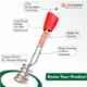 Longway Immensio 1500W Red Shock Proof Immersion Heater Rod, DSQW-78688265