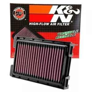 K&N HA-2511 Plastic & Cotton Replacement Air Filter for Honda CBR250R (Black)