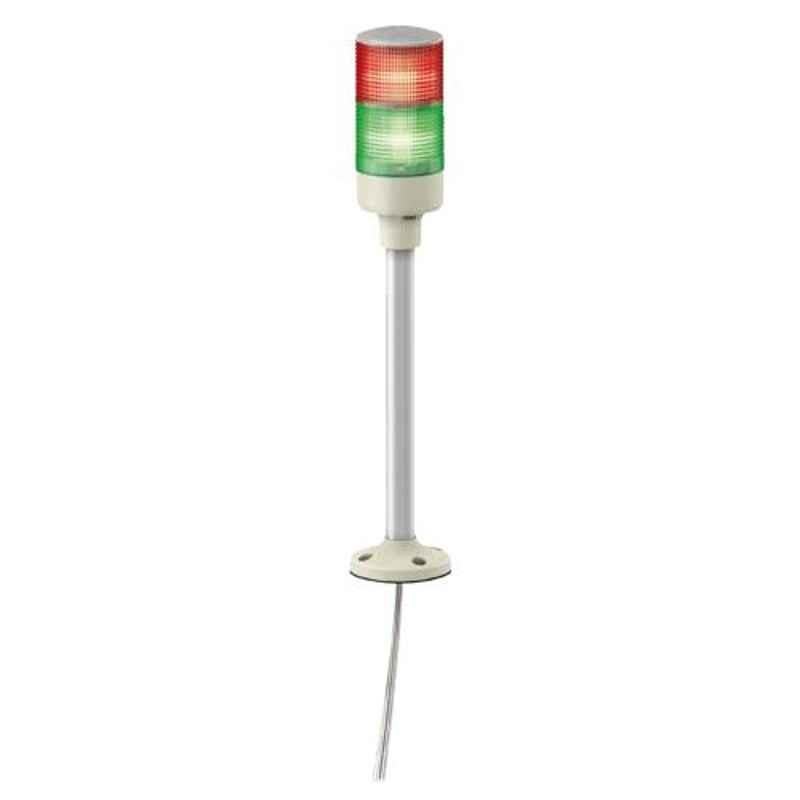 Schneider Electric 24V RG LED Tower Light with Fixing Plate & Tube Mounting, XVGB2H