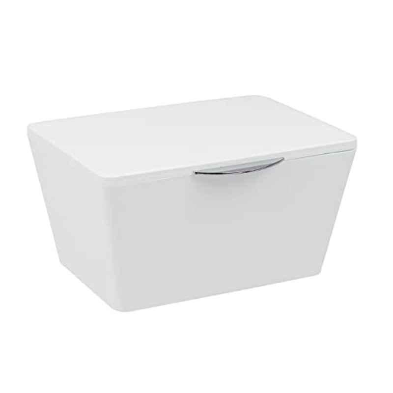 Wenko Plastic White Brasil Box with Lid