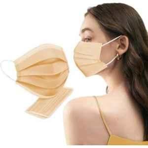 Wellstar 3 Layer Cloth Disposable Face Masks for Adult, Mask-Surgical-079 (Pack of 150)