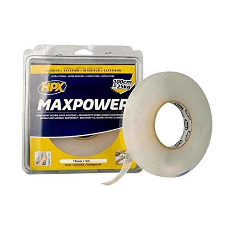 HPX 5m Transparent Extra Strong Double Side Tape