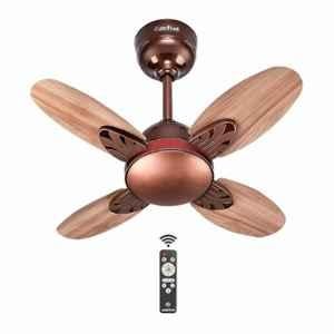 Activa Lotus 28W 380rpm 4 Blade Rose Wood BLDC Ceiling Fan with Remote & 5 Years Warranty, Sweep: 600 mm
