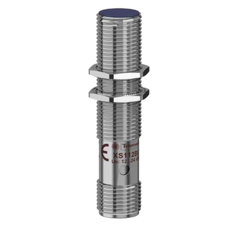 Schneider XS1 M12 55mm Cylindrical inductive Proximity Sensor, XS112BLPAM12