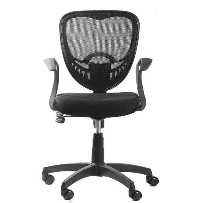 Advanto Black Triangular Mesh Back Workstation Chair, AVPN CR B 027