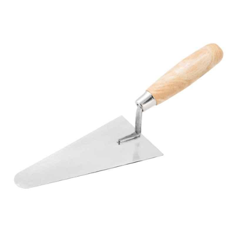 Beorol 160mm Wooden Handle Round Shape Bricklaying Trowel, MOI