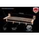 Aquieen Luxury Series 24 inch Stainless Steel Rose Gold Towel Rack