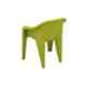Supreme Futura Contemporary Design Plastic Villa Green Chair with Arm (Pack of 4)