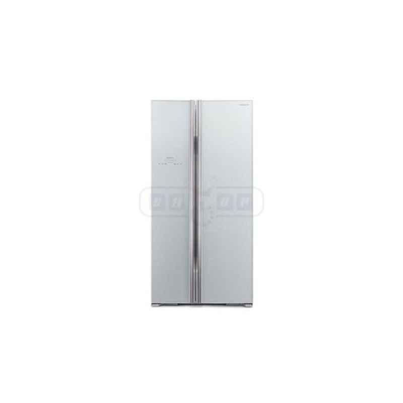 Hitachi 659L 4 Star Side by Side Glass Refrigerator, RS700PUK2